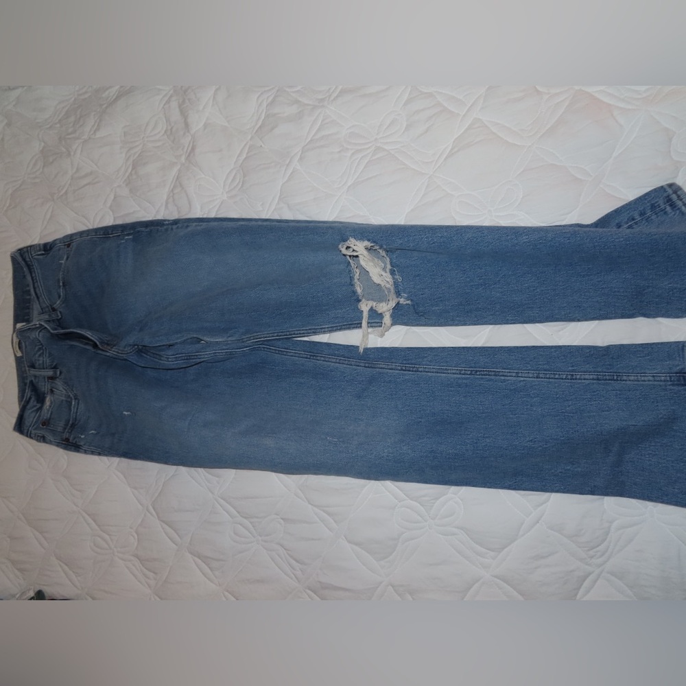 Abercrombie & Fitch High Rise Blue Jeans Classic Style